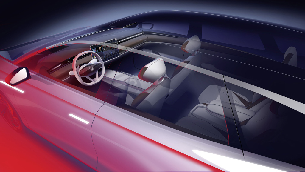 Volkswagen, new electric concept, ID. SPACE VIZZION  