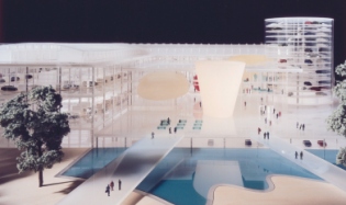 Volkswagens transparent factory model view